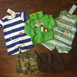 5 Piece Baby Boy Clothing Bundle Sizes 0-3M